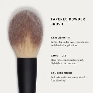 NIB Lithe Beauty Essential Face Brush Set Bronzer & Powder Makeup Brushes