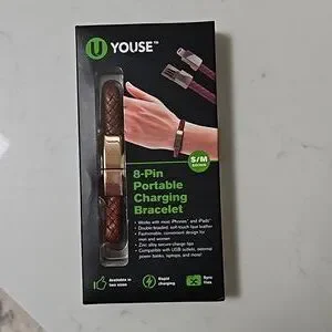 NIB. Portable charging bracelet Stocking Stuffer Gift