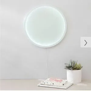 NIB Pottery Barn Teen Light Up Round Panel