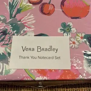 NIB Vera Bradley Thank You Note Card Set