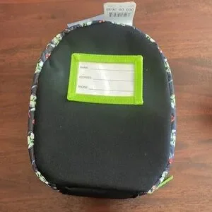 Nickelodeon Kids' Lunch Bag – TMNT Black Green Zipper Insulated Childcare New OS