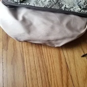 NICOLE Faux Snake Skin Shoulder Bag
