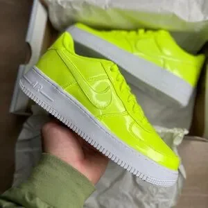 Nike Air Force One LV8 UV Light Reactive Volt Lime Yellow