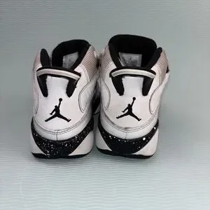 Nike Air Jordan 6 Rings Sneakers Size 12C Youth 323432-111 Reverse Oreo