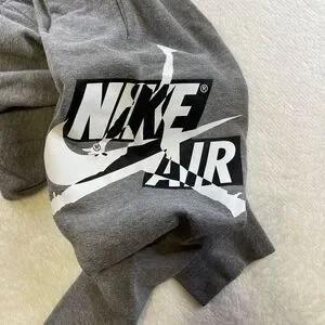 Nike Air Jordan Gray Sweats Kids 12-13 Grey Sweatpants
