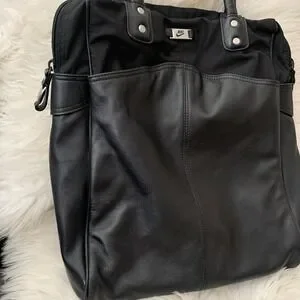 Nike Air Leather Tote Bag Laptop Vintage #72
