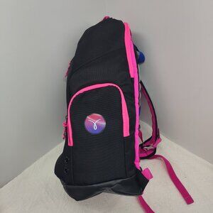 Nike Black Backpack With Pink And Purple Accents