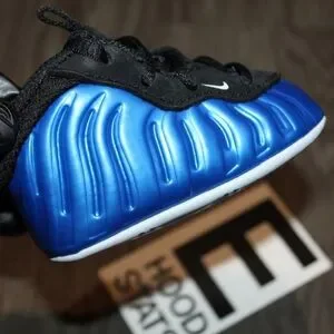 Nike lil Posite One Foamposites Royal Blue 2024 Infant Size 1c Crib Booties