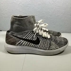Nike Lunarepic Flyknit Running Shoes Oreo White/Black Size 6 Nike Lunarepic Flyknit Running Shoes Oreo White/Black Size 6