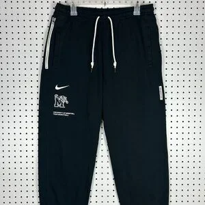 Nike Memphis Tigers Large Sweatpants Black Basketball Team Issued Penny Hardaway