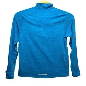 Nike Men's Dri-Fit Element Sphere 1/2 Zip Running Shirt Imperial Blue Heather XL