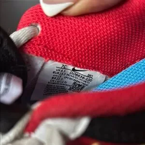 Nike Red And Blue Sneakers Classic Low-Top Custom UNO Design