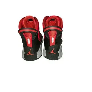 Nike Unisex Kids Jordan Drip CT5798-006 Black Red Bred Ankle Rain Boots Size 12