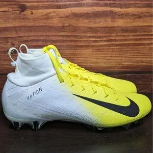Nike Vapor Untouchable Pro 3 Men's 13 Dynamic Yellow White Black Football Cleats