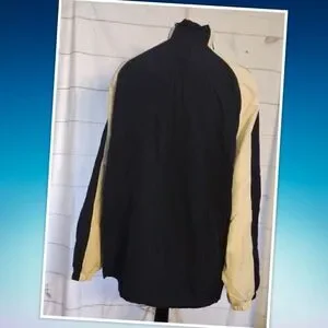 Nike Windbreaker Men’s Size L Blue/White Full Zip Nike Logo With A Polyester cot