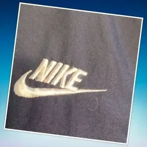 Nike Windbreaker Men’s Size L Blue/White Full Zip Nike Logo With A Polyester cot
