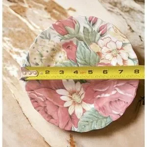 Nikko Fine Tableware English Garden Floral Design Salad Plate Japan 8”