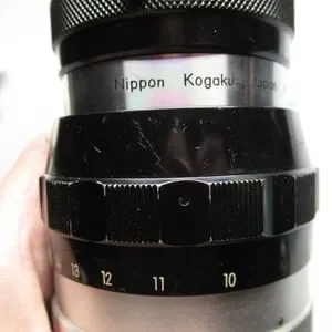 Nikon NIKKOR-Q Auto 135mm F 4 Telephoto Lens Nippon Kogaku Japan Untested As Is
