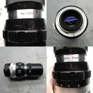 Nikon NIKKOR-Q Auto 135mm f 4 Telephoto Lens Nippon Kogaku Japan Untested As Is