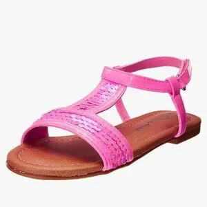 Nina Pink Sequin Sandals size 1