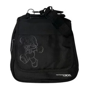 Nintendo 3DS Super Mario Carrying Case Travel Bag Black