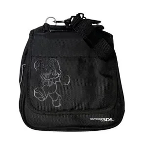 Nintendo 3DS Super Mario Carrying Case Travel Bag Black