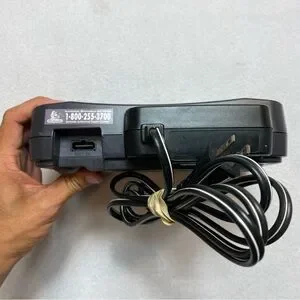 Nintendo 64 With Power Supply And Memory Card For Parts Or Repair