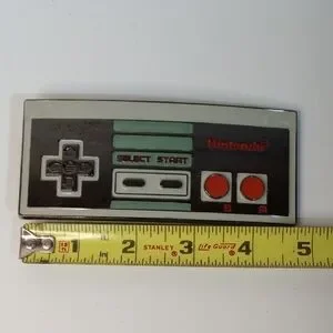Nintendo Classic Controller Belt Buckle - Black Gray Red