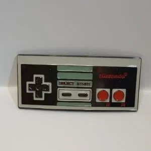 Nintendo Classic Controller Belt Buckle - Black Gray Red