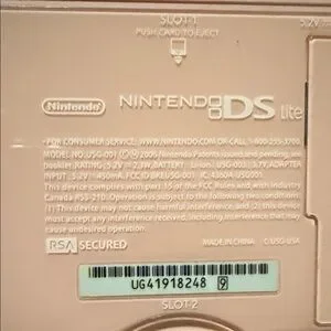 Nintendo DS Lite Pink Handheld Console