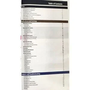 Nintendo DS XL System Instruction Booklet Operations Manual 2010