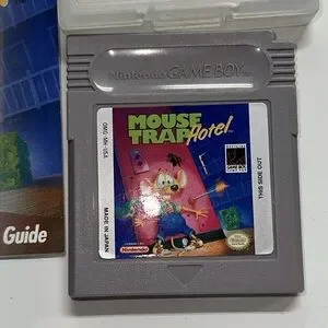Nintendo Gameboy Mouse Trap Hotel Game Instructions Case Tested Authen…