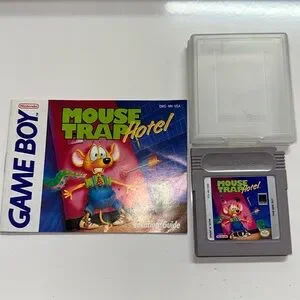 Nintendo‎ Gameboy Mouse Trap Hotel Game Instructions Case Tested Authen…