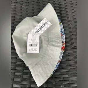 Nintendo Mario Kart Tan Bucket Hat Super Mario Hat Boys Hat Reversible Hat