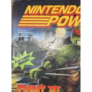 Nintendo Power Magazine Vol 33 [TMNT III] Turtles With Inserts