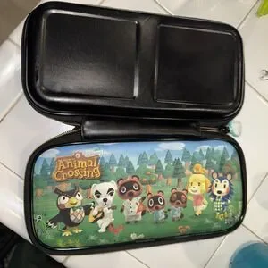Nintendo Switch Case Animal Crossing New Horizons Game Holder Travel Padded Pro