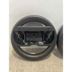 Nintendo Switch Steering Wheel Joy Con Holders Official Set Of 2 Black Racing