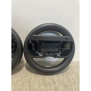 Nintendo Switch Steering Wheel Joy Con Holders Official Set Of 2 Black Racing