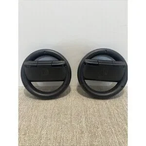 Nintendo Switch Steering Wheel Joy Con Holders Official Set Of 2 Black Racing