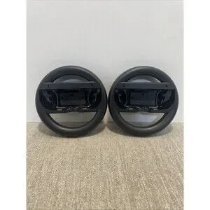 Nintendo Switch Steering Wheel Joy Con Holders Official Set Of 2 Black Racing