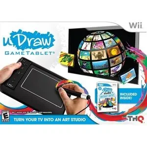 Nintendo Wii uDraw Game tablet with uDraw Studio Instant Artist Black 6” X 4”