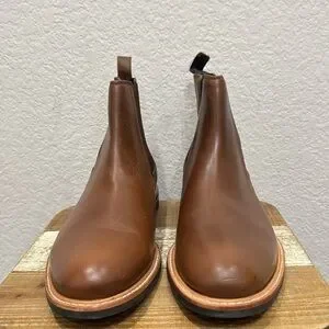 Nisolo Marco All Weather Brown Leather Chelsea Boots Size 12.5