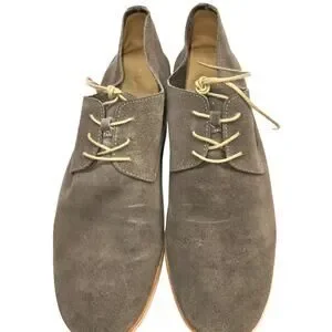 Nisolo Men's 12 Causa lDress Shoes Brown Chukka Loafer Laces