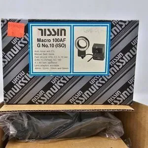 NISSIN MACRO 100AF RING FLASH THYRISTOR TTL MANUAL FLASH MODE FAST RECYCLE TIME