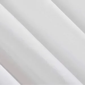 No. 918 Emily Sheer Voile Rod Pocket Curtain Panel 59" X 63" White 2 pack