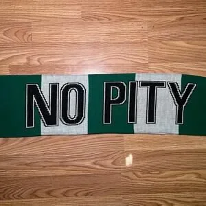 No Pity Portland Timbers Army Green And White Soccer Football Hooligans Scarf