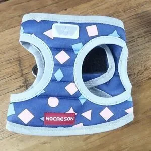 NOCAESON BLUE HARNESS WITH MATCHING 6 FT LEASH SIZE MEDIUM NEW WITH TAGS