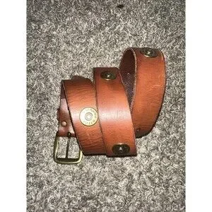 Nocona Leather Belt 12 Gauge Ponchos Size 40