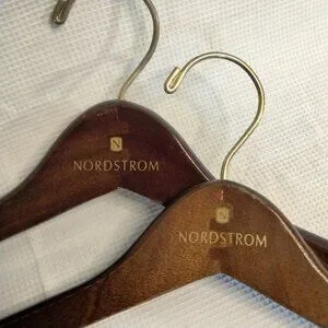 Nordstrom Vintage Wooden Suit Hangers Lot Of 2