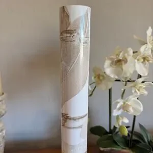 Norwall Polynesian Leaves Vinyl Roll Wallpaper (Covers 56 Sq. Ft.) Tan Beige NIP